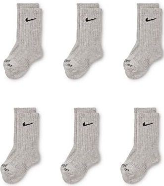 Nike - Young Athletes - Enkelsokken - Grijs - 6-paar