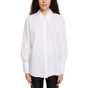 ESPRIT Dames 082EE1F302 Blouse, 100/WHITE, M