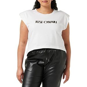 Just Cavalli T-shirt, 100 optisch wit, XS voor dames