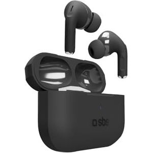 SBS - TWS Air Kab Max - Draadloze Koptelefoon - Zwart - Bluetooth 5.3 - 5 uur Accuduur