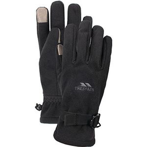 Trespass Contact, zwart, M/L, Touchscreen compatibele waterdichte handschoenen voor volwassenen, uniseks, medium/groot, zwart
