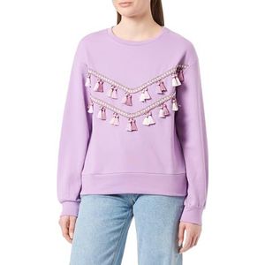 ZITHA Dames sweatshirt 21325333-ZI01, lila, S, paars, S