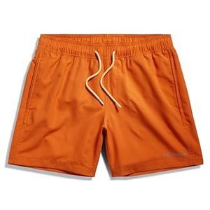 G-STAR Dirik Solid zwemshorts voor heren, Oranje (Burned Orange D24469-a505-3014), S