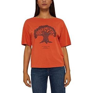 edc by Esprit T-shirt voor dames, 830/Gouden Oranje, S