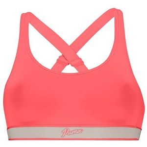 PUMA Dames Sport Padded Top 1P, koraalrood, XL