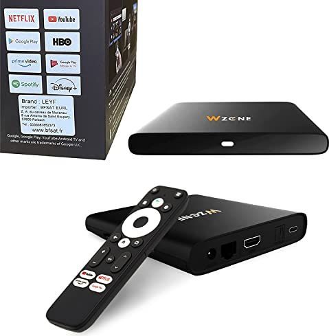 Leyf 4K TV BOX Android 10 11 12 13 Free Upgrade - ARM Cortex-A55 CPU/ARM Mali-G31 GPU / 2 GB Ram / 8 GB Memory/WİFİ(Type-C,HDMI 2.1,USB 3.0,Ethernet,SD/MicroSD) Smart Tv,Chromecast,Netflix,YouTube