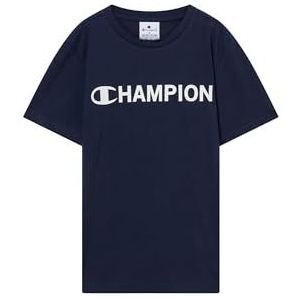 Champion - Authentic Athletic Apparel - Shirt - Navy/Wit - Lange Mouw
