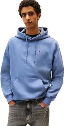 Tommy Jeans - Sweatshirt - Marine - Capuchon met Trekkoord - Losse Pasvorm