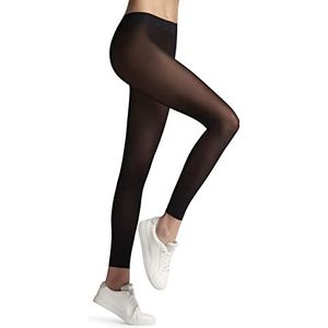 FALKE Dames Legging Matt Deluxe 30 DEN W LE Sheer Transparant eenkleurig 1 Paar, Zwart (Black 3009), S-M