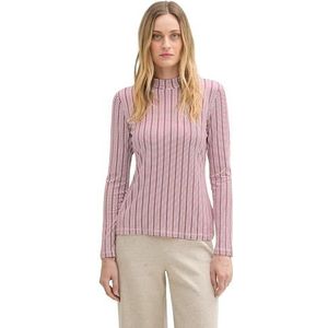 TOM TAILOR - 36553 - Damesshirt - Rood - Gemaakt van 50% milieuvriendelijke viscose Lenzing Ecovero