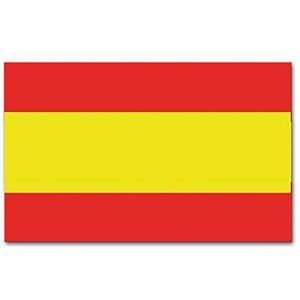 Verbetena – Kunststof vlag Spanje, 90 x 120 cm, verpakking 12 stuks (011200132)