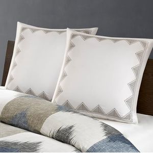 INK+IVY II11-550 Isla Euro Sham, 26"" x 26"", Wit