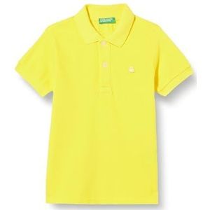 United Colors of Benetton Poloshirt voor kinderen en jongeren, Geel 23D, 110