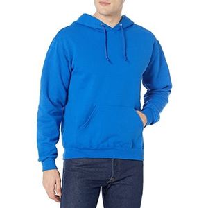 Jerzees Sweatshirt met capuchon voor heren - blauw - XL
