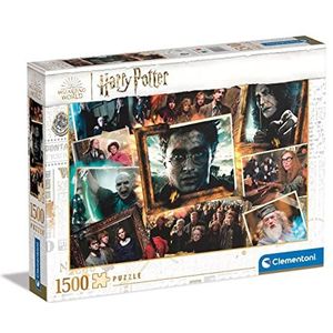 Clementoni - Puzzel 1500 Stukjes High Quality Collection Harry Potter, Puzzel Voor Volwassenen en Kinderen, 10-99 jaar, 31697