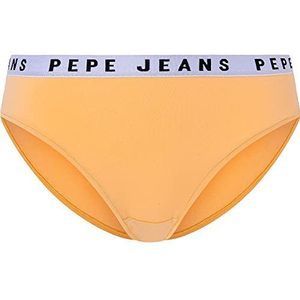 Pepe Jeans Dames Solid Bikini Style Ondergoed, Geel, XL, Geel, XL
