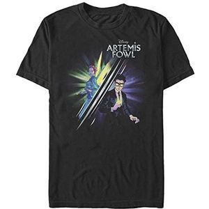 Disney Classics Artemis Fowl - Artemis Holly Split Unisex Crew neck T-Shirt Black 2XL