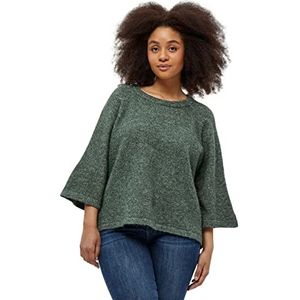 Peppercorn Damestrui Sweater, Laurel Wreath Green Melange, 46 Grote maten