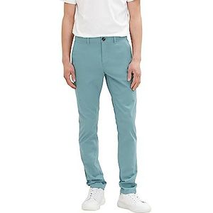 TOM TAILOR Travis Slim Chino broek heren 1035046 , 30105 - Deep Bluish Green , 28W / 34L