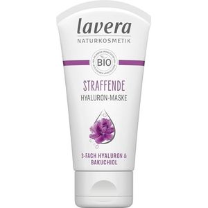 lavera Verstevigend hyaluronmasker - veganistisch - natuurlijke cosmetica - 3-voudig hyaluronzuur en de krachtige werkzame stof Bakuchiol - onmiddellijk frisse teint - vocht en verzorging - 50 ml (1 stuk)