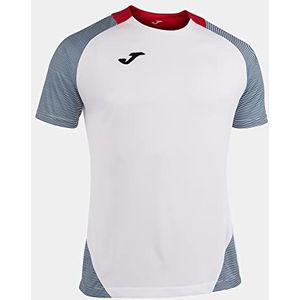 Joma Essential II T-shirt Equip. M/C, heren, wit-marineblauw, 4XS-3XS