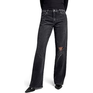 G-Star Dames Judee Low Waist Loose Jeans, zwart (Worn in Black Smoke Ripped D22889-d291-g131), 26W / 32L