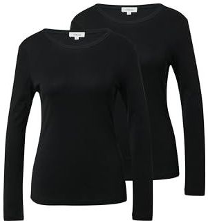 T-shirt - Geribd - Lange Mouwen