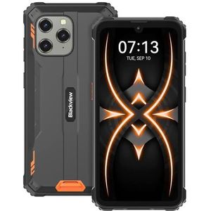 Blackview BV5300Pro Mobiele Telefoon, onbreekbaar, Android 12, 7 GB + 64 GB ROM/TF-1 TB, 6580 mAh accu, 13 MP + 8 MP camera, 6,1 inch HD + onbreekbare smartphone, Dual SIM/Face ID/NFC/GPS/2 jaar