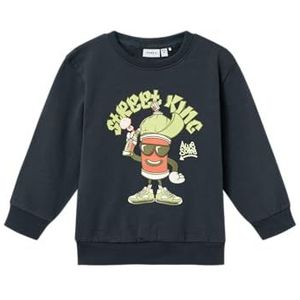 NAME IT - Nmmnolan Nreg Sweat Box Bru - Sweatshirt - India-inkt