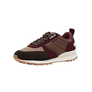 ESPRIT Dames lace-up sneakers, 600/bordeaux rood, 36 EU, 600 bordeaux rood., 36 EU