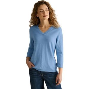 CECIL - V-Hals Trui - Casual - Katoenmix - Dames - 3/4-Mouwen
