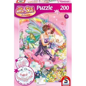 Schmidt Me and Sue Butterfly Princess Jigsaw (200 stuks) + sieraden maken kit