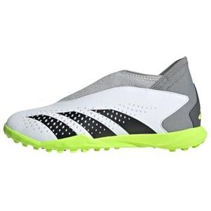 adidas Unisex Accuracy.3 Voetbalschoenen (Turf), Ftwr Witte Kern Zwarte Lucide Citroen, 38 EU