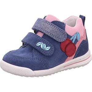 Superfit Avrile Mini loopschoenen voor babymeisjes, Blauw roze 8000, 19 EU Schmal