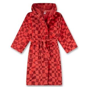 Sanetta meisjes badjas, rood, 140 cm