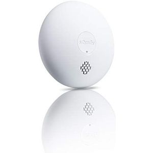 Somfy 1870289, Somfy Protect rookmelder, 85 dB sirene, compatibel met Somfy Protect alarm of intelligente beveiligingscamera, wit