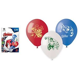 10 kleurrijke ballonnen Marvel Avengers, kleurrijk, 29580
