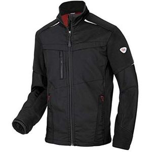 BP 2111-845-8653-60n tuinbroek, stretch-bretels met clipbevestigingen, 270,00 g/m² stofmix, waarschuwingsgeel/donkergrijs,60n