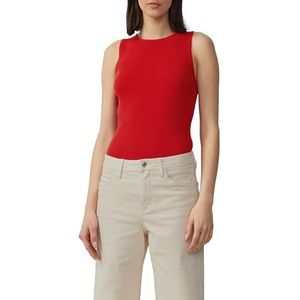 Haltertop - Effen - Knitwear - Ronde Hals - Mouwloos