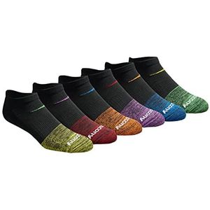 Saucony Men's Multi-Pack Mesh Ventilating Comfort Fit Performance No-Show Socks