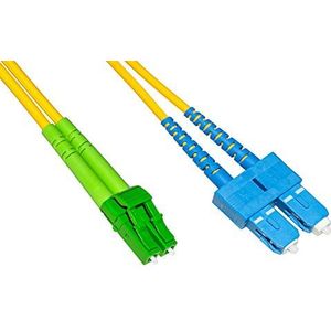 Optische kabel LC APC naar SC UPC singlemode duplex 1 m