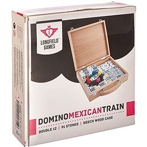 Weible Spiele 04394 - Domino Mexican Train Dubbel 12