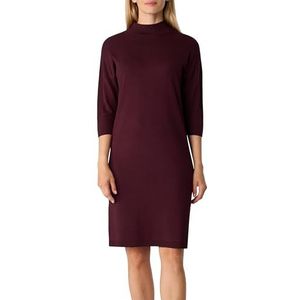 Comma - Mini-jurk - Dark berry - Met Ribdetails - Lange Mouwen