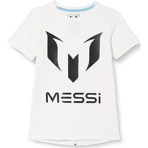 Vingino Jongens Logo Tee-Messi T-shirt, echt wit, 4 Jaar