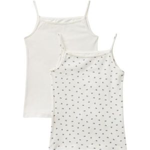 United Colors of Benetton Meisjesset 2 tanktops 378Y0H00L onderhemd, crème 60d, 90 cm, crème 60d, 90 cm