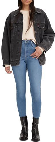 Levi's Mile High Super Skinny Jeans - Dark Indigo Worn In