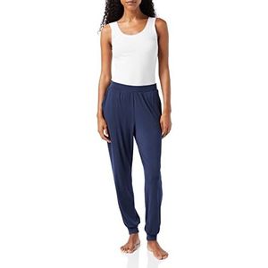 Amazon Essentials Women's Pyjamabroekje van gebreide jersey in joggingmodel, Gewassen marineblauw, XL