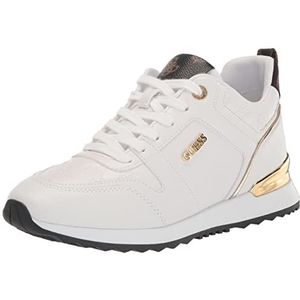 GUESS Dames Kadlin Sneaker, wit 140, 4 UK, Wit 140, 37 EU