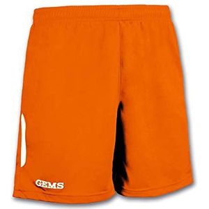 Gems Missouri Trainingsshorts voor heren, Oranje/Wit, XXS