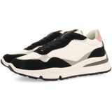 Gioseppo - Ibrany - Sneakers - Zwart - Metallic Zilver - Gecertificeerd GRS